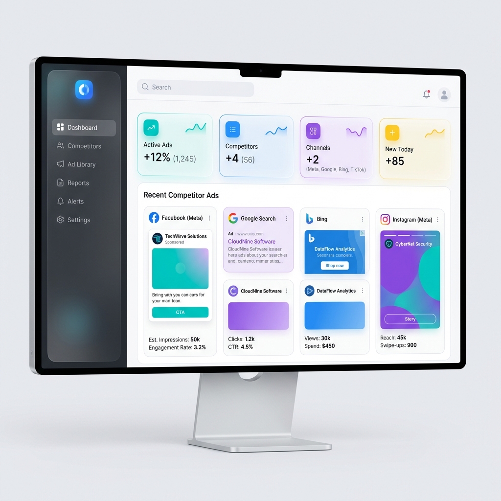 Kompetra Dashboard - Competitive Intelligence